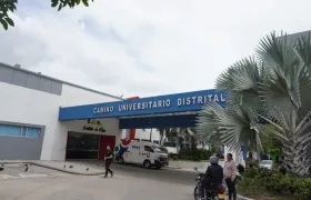 Camino Adelita de Char, donde el día anterior falleció la bebé de 7 meses de gestación. 