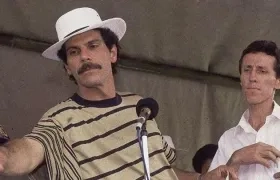 Carlos Pizarro Leongómez y Antonio Navarro Wolf.