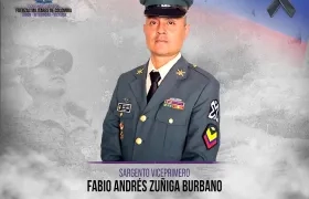 Sargento Viceprimero Fabio Andrés Zúñiga Burbano. 