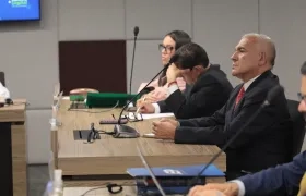 Coronel (r) Publio Hernán Mejía en audiencia preparatoria. 