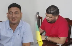 Los concejales Jaime Antonio Sanjuan y Maruf Blel Roa.