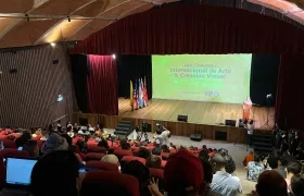 2do Congreso Internacional de Arte y Creación Visual en el Auditorio de la Fábrica de la Cultura. 