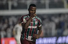 Jhon Arias juega desde 2021 en el Fluminense de Brasil. 