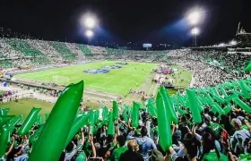 Estadio Atanasio Girardot de Medellín, donde ocurrieron los hechos el jueves.