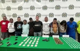 Se les atribuye la participación en cinco homicidios en Santa Marta durante el presente año.