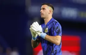 Emiliano 'Dibu' Martínez, portero de la selección Argentina.