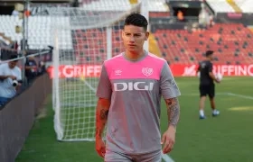 James Rodríguez podría debuetar este lunes contra el Osasuna.