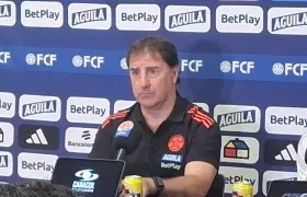 Néstor Lorenzo, técnico de la Selección Colombia. 