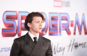 Tom Holland en la alfombra roja antes del estreno de 'Spider-Man: No Way Home'.