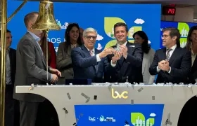 Gases del Caribe en Bolsa de Valores.