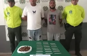 Pablo Manuel Hernández Ramírez y David Enrique Domínguez Padilla, los capturados.