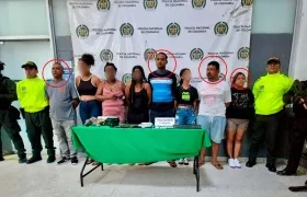 Presuntos integrantes del 'Clan del Golfo'.