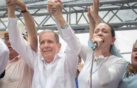 Edmundo González y María Corina Machado.