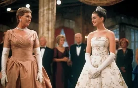 Julie Andrews y Anne Hathaway. 