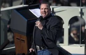 Garth Brooks, cantante de country. 