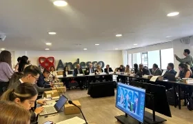 Rueda de prensa de los gremios energéticos.