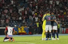 Junior tras quedar eliminado de la Copa Colombia. 