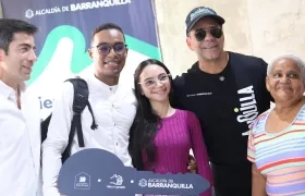 Entrega de vivienda a través del programa 'Mi Techo Propio' de la Alcaldía de Barranquilla. 