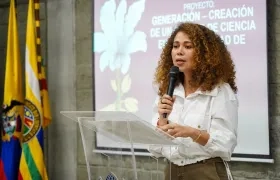 La Ministra de Ciencia, Yolanda Ayala.