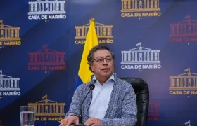 El Presidente Gustavo Petro.
