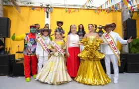 Samuel Bermúdez, Victoria Ceballos, Tatiana Angulo y Gabriel Marriaga, reyes 2025. 