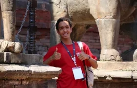 Salomón Duque Polo en Nepal.