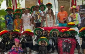 Lanzamiento del la versión número 23 del Festival Nacional Son de Negro de Santa Lucía en la Gobernación del Atlántico. 