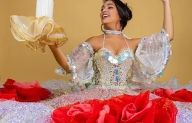 Luisa Fernanda Guerrero, reina del Carnaval de Manatí 2025.