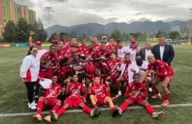 Selección Atlántico sub-21 de fútbol, clasificada la semifinal del Torneo Nacional de la categoría.