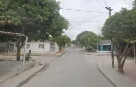 Sector donde se registró el crimen. 