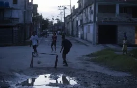 Fotografía durante un apagón, en el municipio Cerro, en La Habana. 