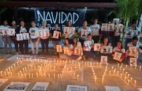 Vigilia por presos políticos.