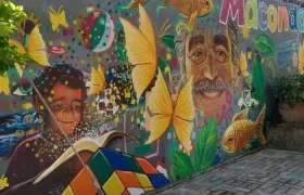 Estos murales han sido un foco de interés para visitantes.  