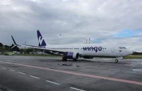 Avión de la aerolínea Wingo.