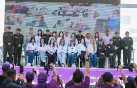 La Bancada Púrpura presentada el fin de semana.