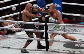 Mike Tyson y Jake Paul.