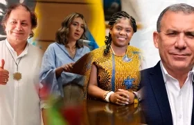Juan Fernando Petro, Laura Sarabia, Francia Márquez y Roy Barreras.