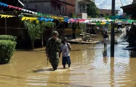 Inundación en Alto Baudó, Chocó.