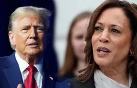 Candidatos a la presidencia de Estados Unidos, expresidente Donald Trump y actual vicepresidenta, Kamala Harris.