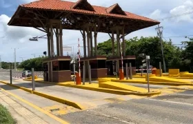 Aspecto del peaje Papiros, en Puerto Colombia.