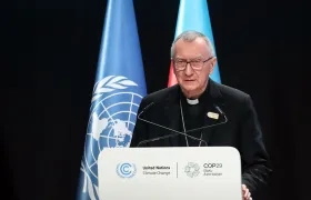 El Secretario de Estado vaticano, el cardenal italiano Pietro Parolin.