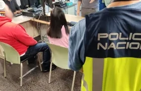 Fotografía de los capturados. 