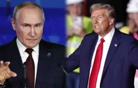 Vladimir Putin y Donald Trump.