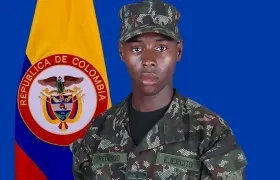 El soldado profesional Yoiser David Redondo Arias. 