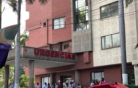 Fachada de la Clínica General del Norte, en Barranquilla. 