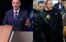 El presidente de la FIFA, Gianni Infantino, condenó la agresión a Javier Aguirre. 