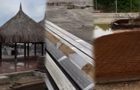 Obras suspendidas en Playa Pescadores en Puerto Colombia.