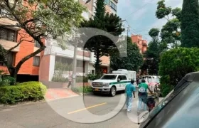 Lugar donde fue hallado muerto el extranjero. 