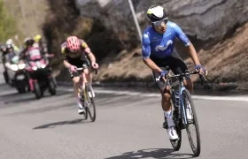 Nairo Quintana corrió en la última temporada para el Movistar.