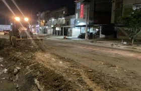 Trabajos adelantados en el tramo de la Circunvalar. 